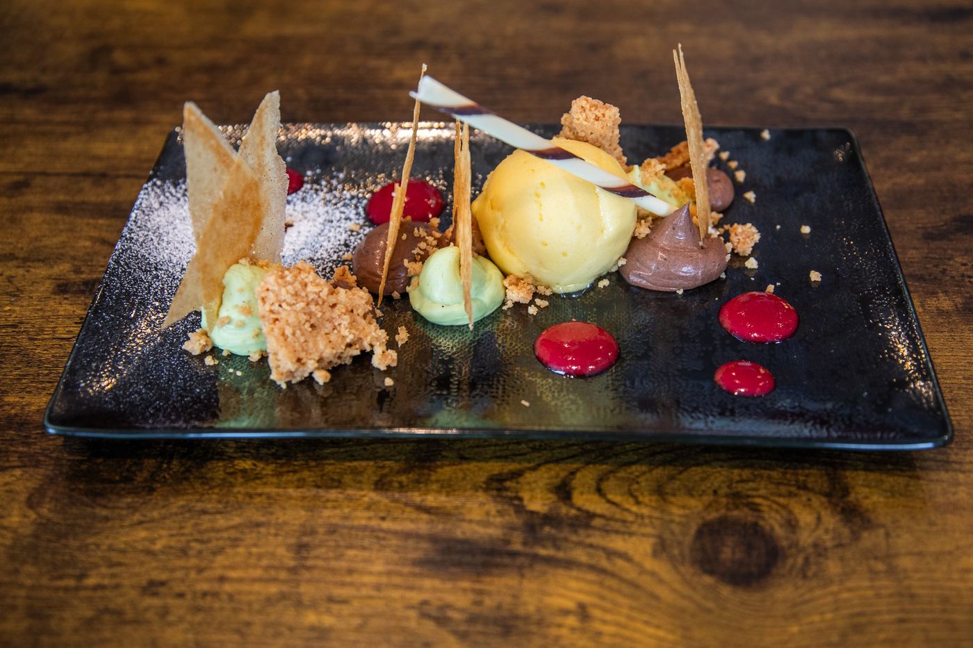 Un dessert de la carte